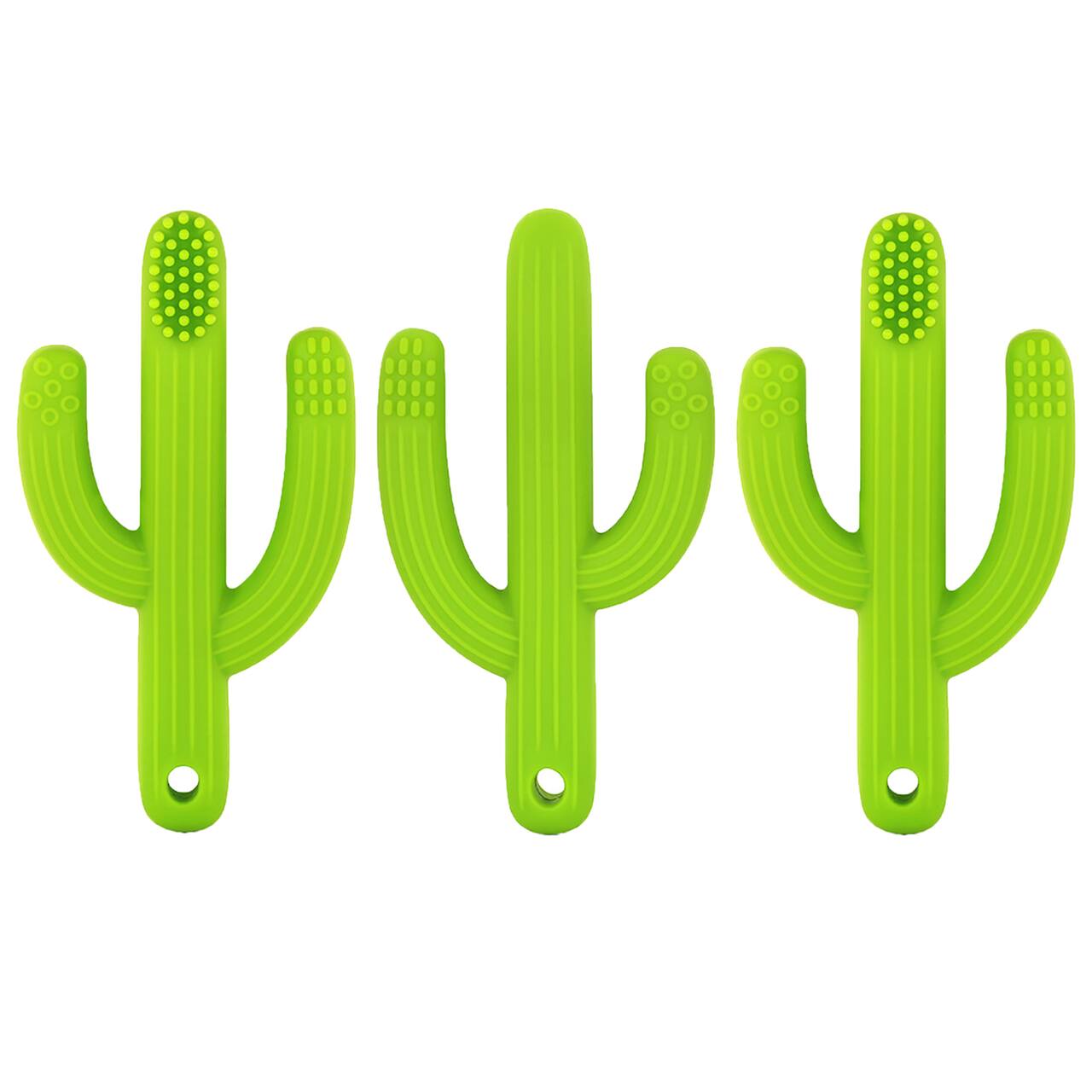 THE PENCIL GRIP Cactus Toothbrush Teether, 3ct.